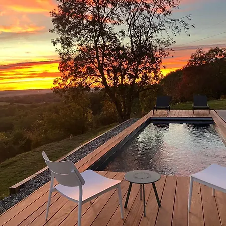 Villa Detente & Vue Panoramique-piscine Privee A 15 Min De Toulouse *